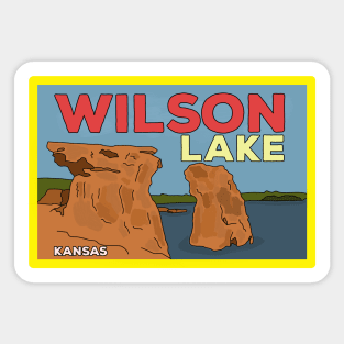 Wilson Lake, Kansas Sticker